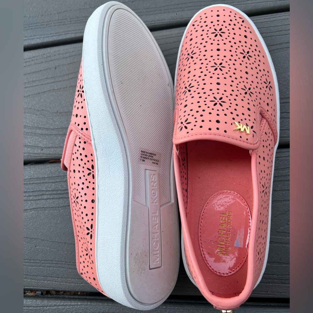 New Michael Kors slip ons Size 7.5